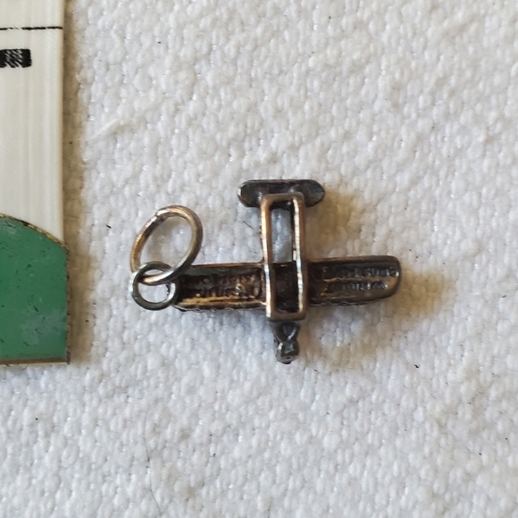 Vintage Sterling Silver 1903 Wright Flyer Charm - Picture 3 of 4